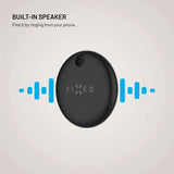 Fixed Tag Dual - Bluetooth GPS Tracker - Apple Find My / Find Hub Compatible - Black