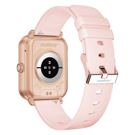 Niceboy WATCH Lite 4 - Smartwatch with Health Tracking & Call Function - Rose Gold