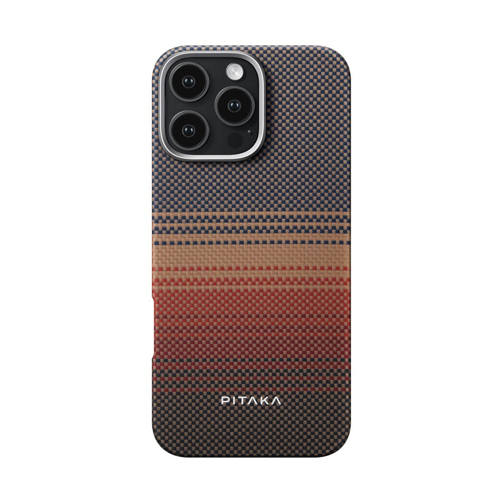 iPhone 16 Pro PITAKA Tactile Woven Case - MagSafe Compatible - Sunset
