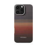 iPhone 16 Pro PITAKA Tactile Woven Case - MagSafe Compatible - Sunset