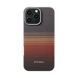 iPhone 16 Pro Max PITAKA Tactile Woven Case - MagSafe Compatible - Sunset