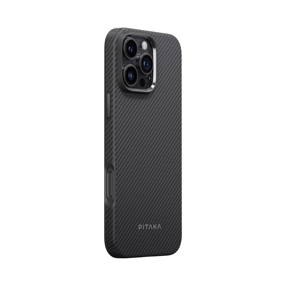iPhone 16 Pro Max PITAKA Military Grade Protective Case - MagSafe Compatible - Black / Grey