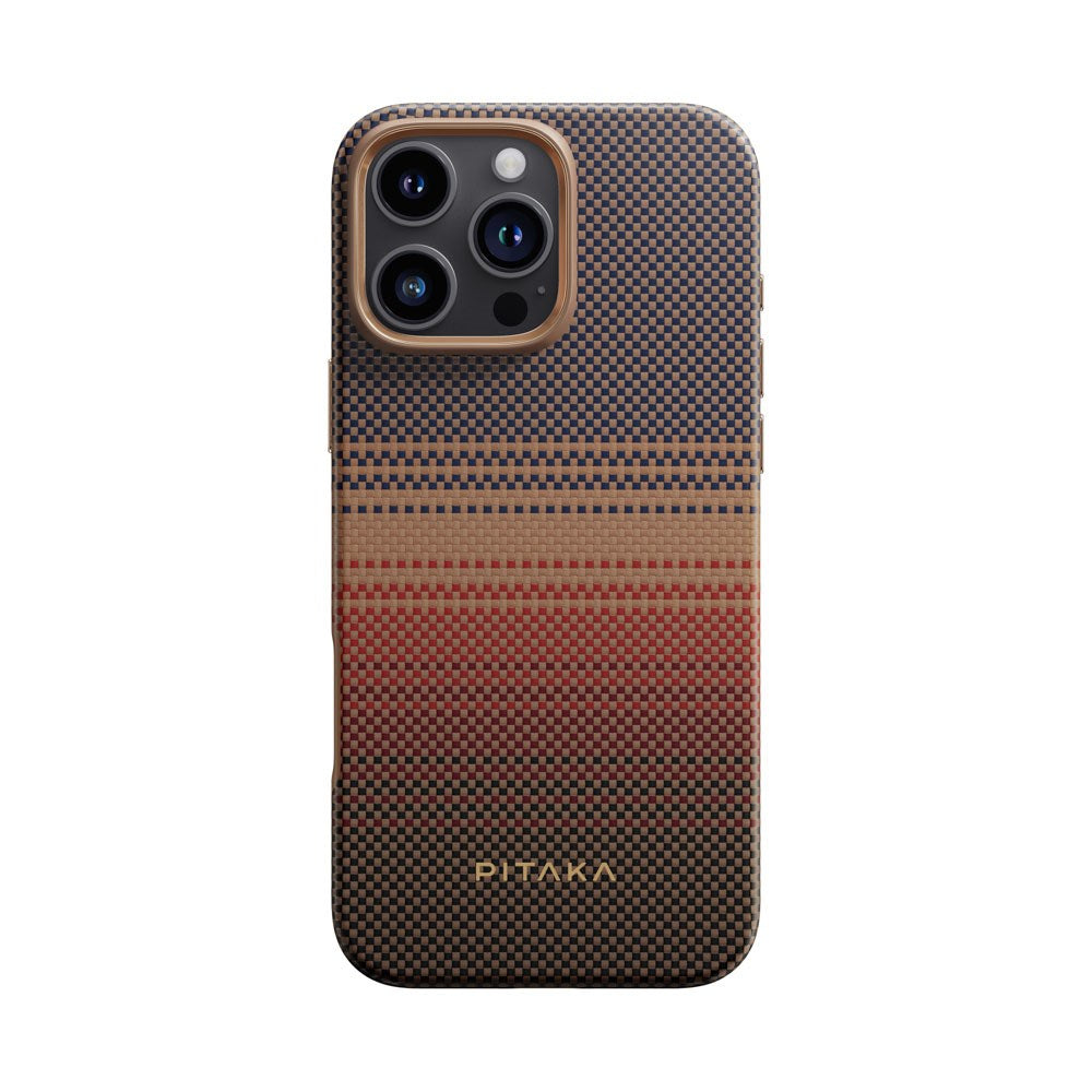 iPhone 16 Pro Max PITAKA Military Grade Protective Case - MagSafe Compatible - Sunset