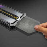 iPhone 14 / 13 / 13 Pro Mobile Origin Screen Protector Glass with Applicator - Transparent / Black Edge