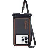 Mobile Origin Waterproof Floating Case 6.5" - Black/Orange