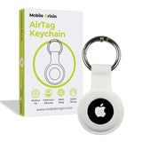 Mobile Origin AirTag Keychain - White