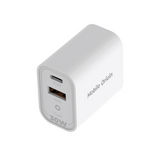Mobile Origin GaN 30W Travel Adapter - EU, USA, UK, AUS - Hvid