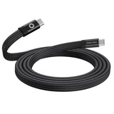 Mobile Origin Flat Magnetic USB-C to USB-C Cable - 1m - Black