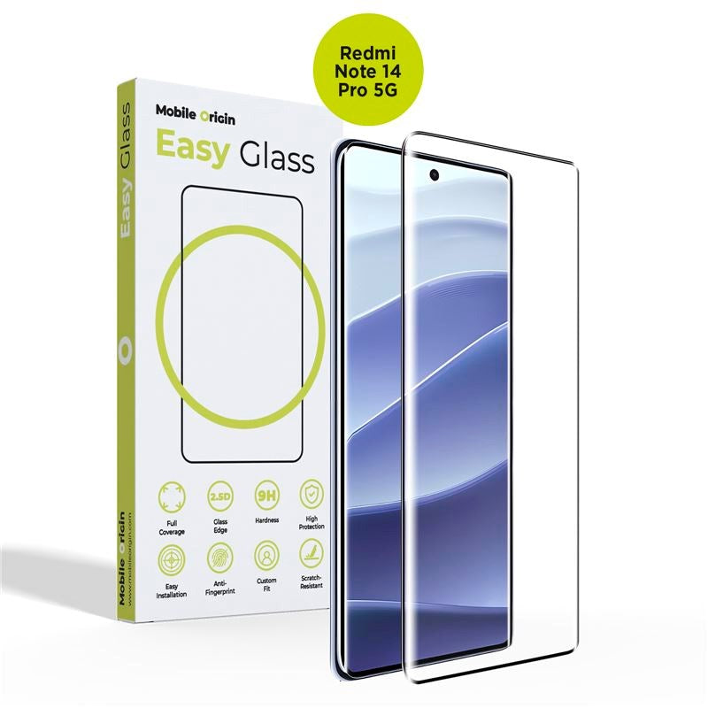 Xiaomi Redmi Note 14 Pro (5G) Mobile Origin EasyGlass Screen Protector Glass - Transparent