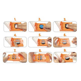 Mobile Origin Apple Watch 11 / 10 (42mm) Hybrid Screen Protector - Transparent / Black Edge