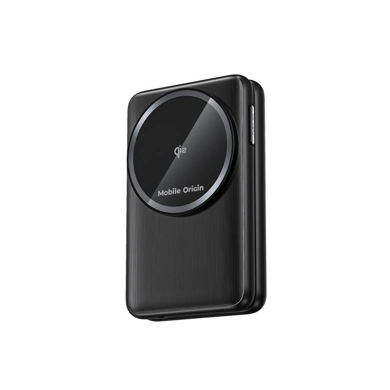 Mobile Origin 3-in-1 Qi2 Foldable Wireless Charger for Phone & Apple Watch & Earphones - Black