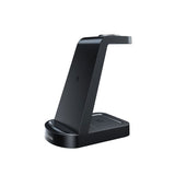 Mobile Origin 3-in-1 Wireless Charger - iPhone - Apple Watch - AirPods - MagSafe / Qi Compatible - Black