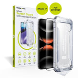 iPhone 17 Mobile Origin Screen Guard Screen Protector Glass with Easy Applicator - Transparent