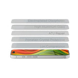 iPhone 17 Mobile Origin Screen Guard Screen Protector with Mounting Box - 2 pcs. - Transparent / Black Edge