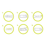 iPhone 17 Pro Mobile Origin Screen Guard Screen Protector with Mounting Box - 2 pcs. - Transparent / Black Edge