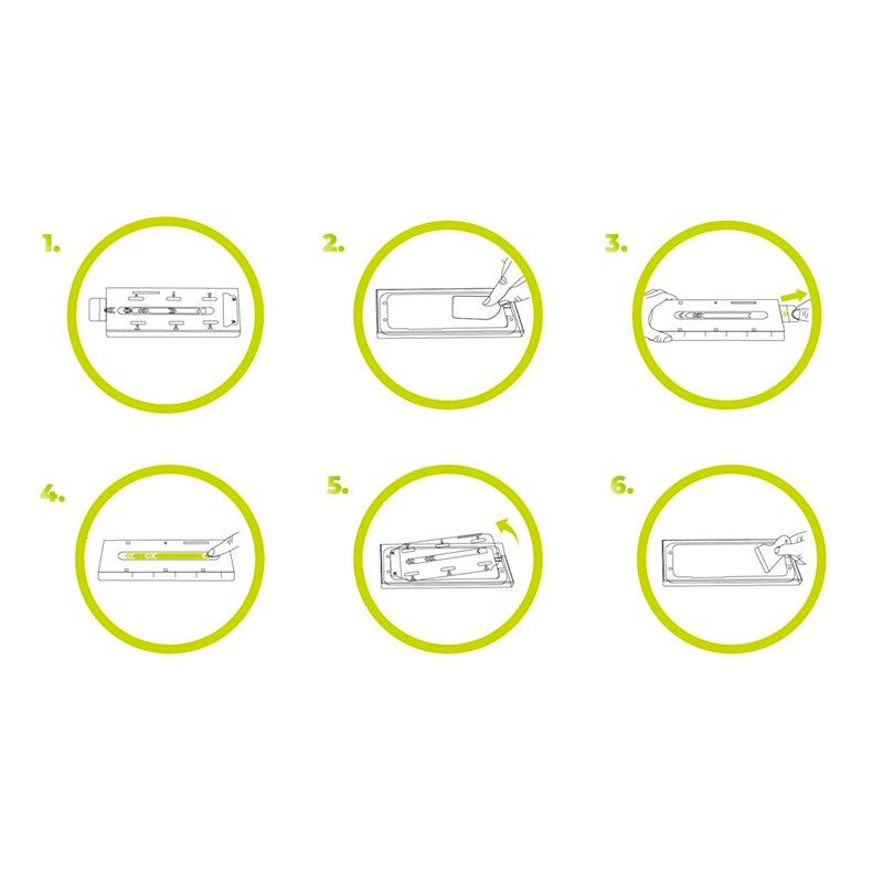 iPhone 17 Pro Max Mobile Origin Screen Guard Screen Protector with Mounting Box - 2 pcs. - Transparent / Black Edge