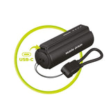 Mobile Origin 5000 mAh PowerBank with Flashlight & USB-C Cable - Black