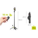 Mobile Origin 2-in-1 Magnetic Tripod Selfie Stick – MagSafe Compatible – Black