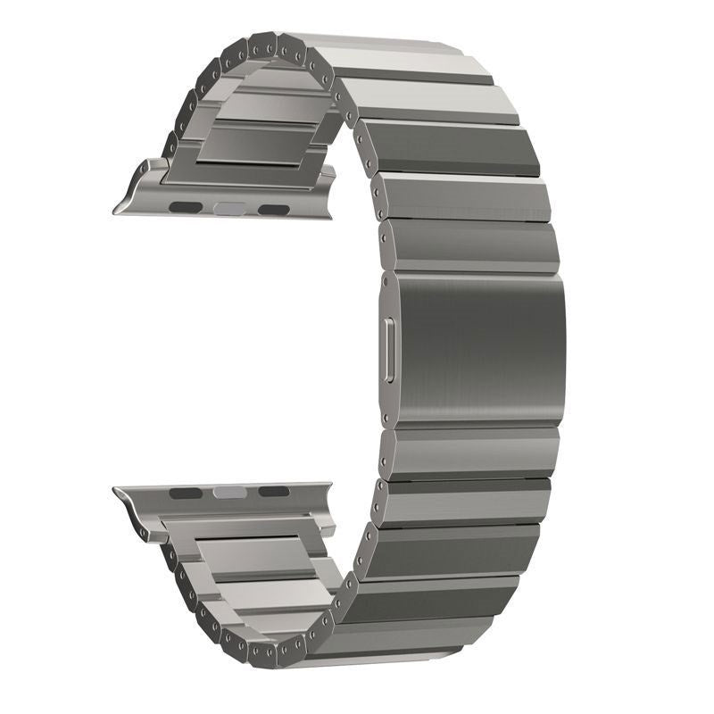 Apple Watch (42/44/SE/45/46/49mm) Mobile Origin Titanium Strap - Silver