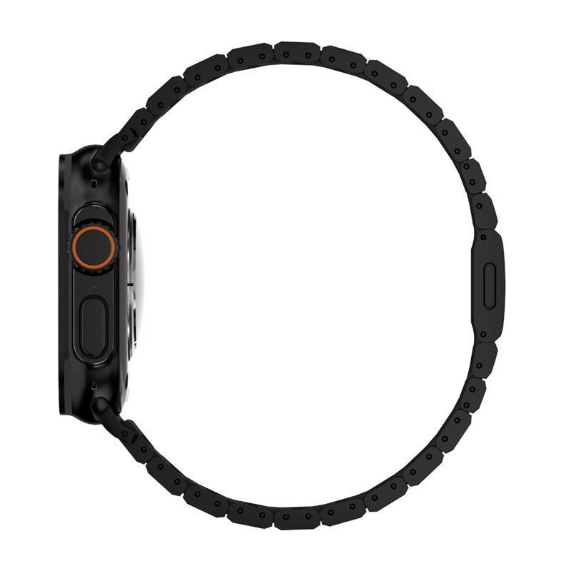 Apple Watch (42/44/SE/45/46/49mm) Mobile Origin Titanium Strap - Black