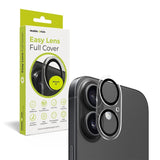 iPhone 17 Mobile Origin Tempered Glass Camera Lens Protection - Transparent / Black Edge