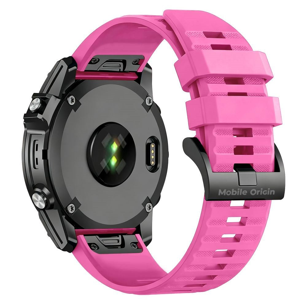 Mobile Origin Universal Garmin Strap (26mm QuickFit) - Silicone - Pink