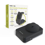 Mobile Origin Wireless Charger for iPhone / AirPods / Apple Watch - Foldable Design - MagSafe Compatible - Black