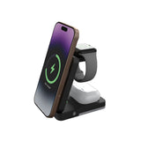 Mobile Origin Wireless Charger for iPhone / AirPods / Apple Watch - Foldable Design - MagSafe Compatible - Black