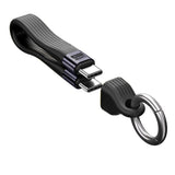 Mobile Origin 240W USB-C to USB-C Keychain Cable - 13cm - Black