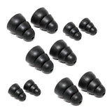 ISOtunes Earplugs Triple Flange for ISOtunes In-Ear Headset - 5 Pair - Black