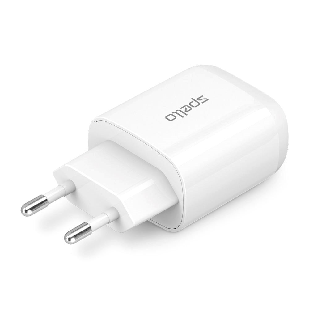 Spello 20W Wall Charger with USB-C - Power Delivery - White