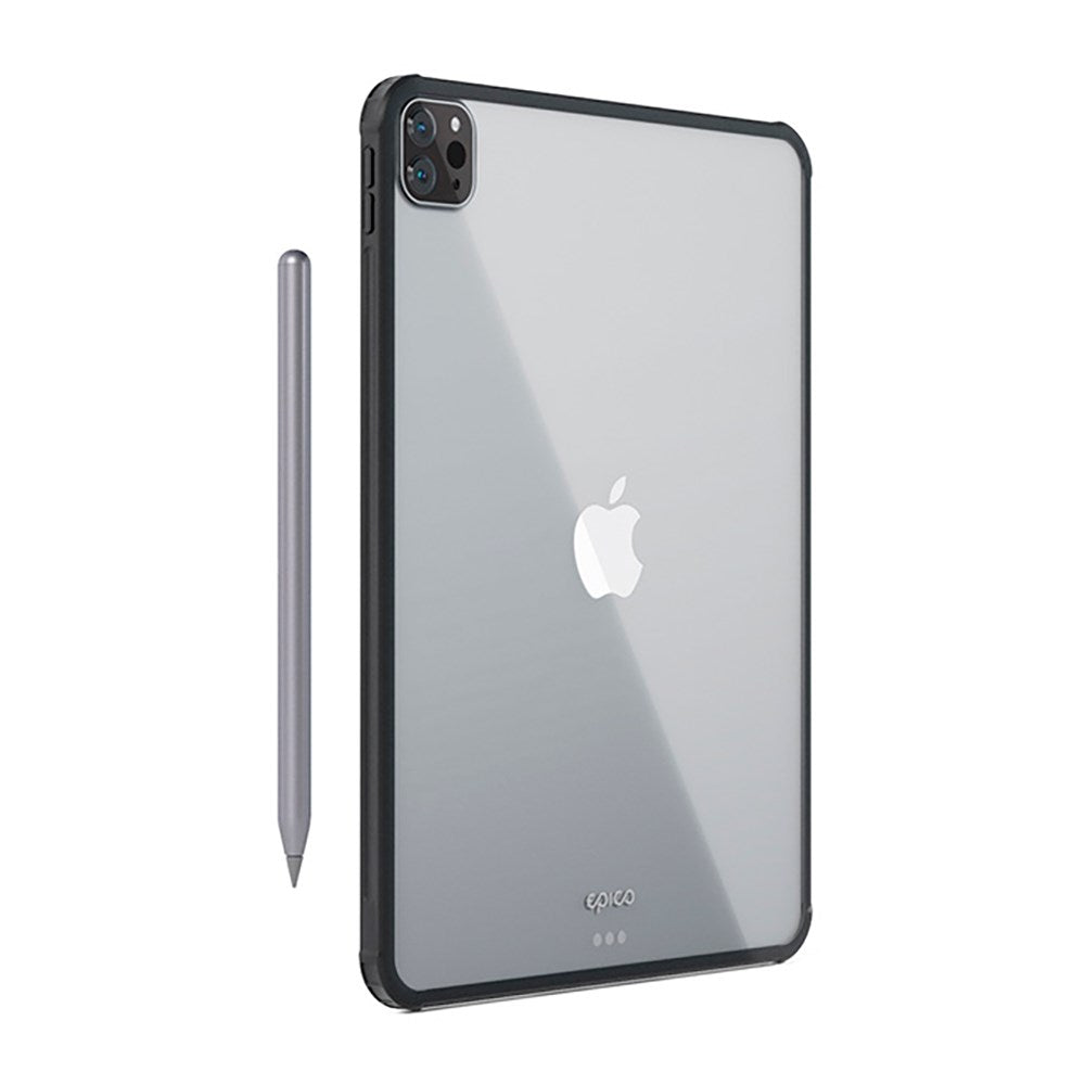 iPad Pro 12.9" (2022 / 2021 / 2020 / 2018) Epico Hero Case - Transparent / Black