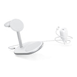 Epico Charging Stand - 3-in-1 15W Wireless Charger - MagSafe Compatible - White