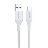 Epico Braided 18W USB-A to USB-C Cable - 1.2m - White