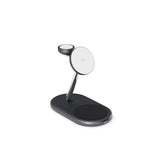 Epico 3-in-1 Wireless Charger 15W - Phone / AirPods / Apple Watch - MagSafe Compatible - Black