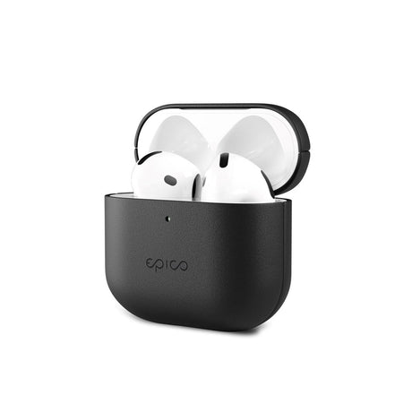 Epico AirPods (4th Gen.) Genuine Leather Case - Black