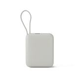 Epico Power Bank 35W 10000 mAh with USB-C Port and Retractable USB-C Cable - Grey