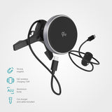 Epico UltraDrive Magnetic 15W Phone Holder for Air Vent - MagSafe / Qi2 Compatible - Black