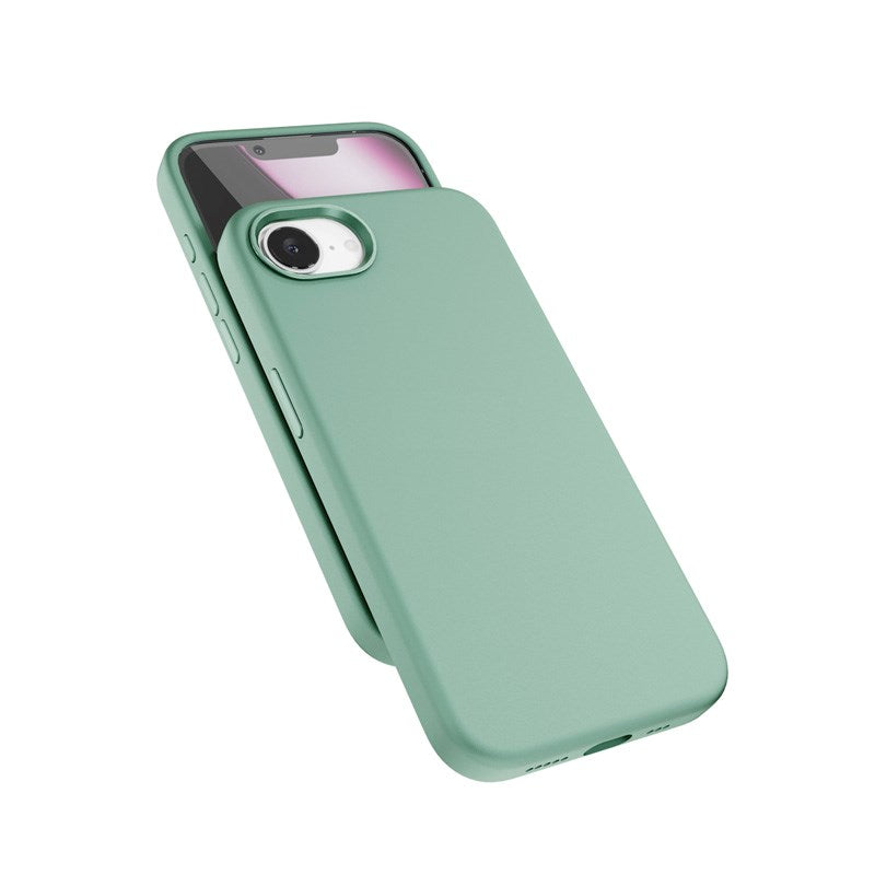 iPhone 16e Epico Mag+ Silicone Case - MagSafe Compatible - Pastel Mint