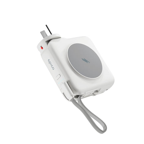 Epico UltraPack Mag+ 3-in-1 Travel PowerBank 10.000 mAh - MagSafe Compatible - White