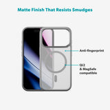 iPhone 17 Pro Max Epico HeroMatte Pro Mag+ Case - MagSafe Compatible - Grey
