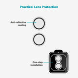 iPhone 17 Epico Glass Lens Camera Lens Protector Glass with Installation Frame - Transparent