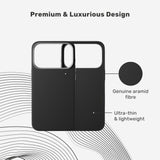 iPhone 17 Pro Epico UNUM FlexAramid Mag+ Case - MagSafe Compatible - Black