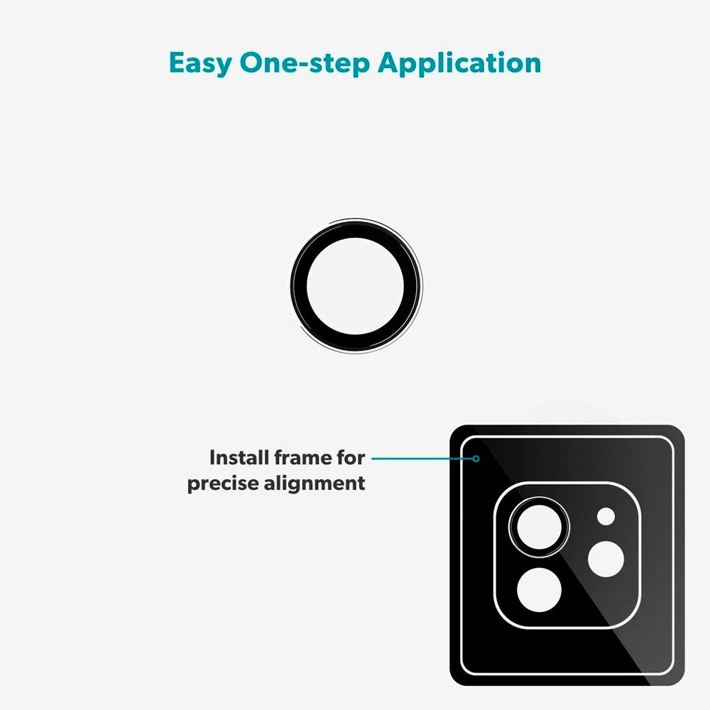 iPad Pro 11" (2025 / 2024) / Pro 13" (2025 / 2024) Epico Camera Lens Protection Glass with Installation Frame - Transparent