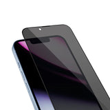 iPhone 15 Pro Max Epico Privacy Glass 3D Screen Protector Glass with Installation Frame - Transparent