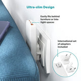 Epico Travel UltraBoost Flat 65W Wall Charger with 2 x USB-C & 1 x USB-A – White