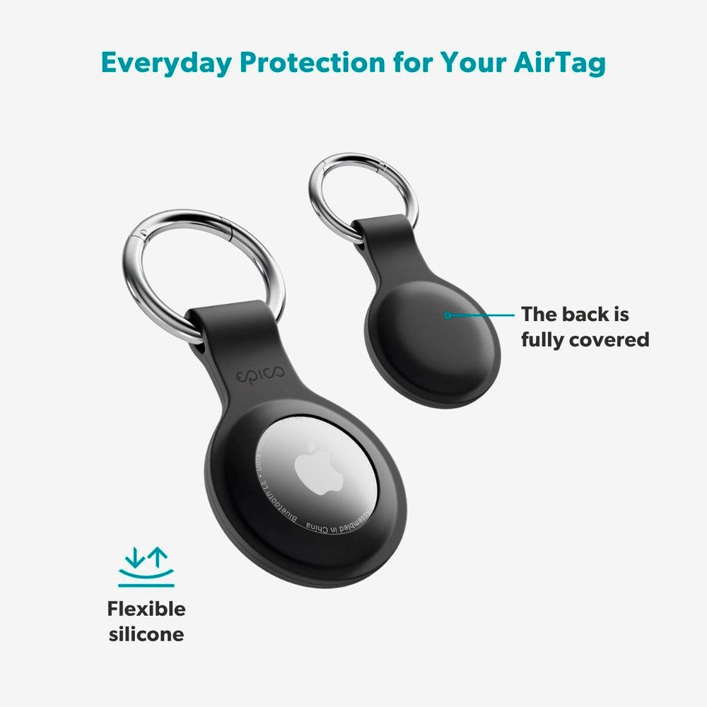 Apple AirTag Epico Silicone Case - Black