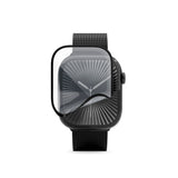 Apple Watch 11 / 10 (46mm) Epico 3D+ Flexiglass with Installation Frame - Transparent / Black Edge