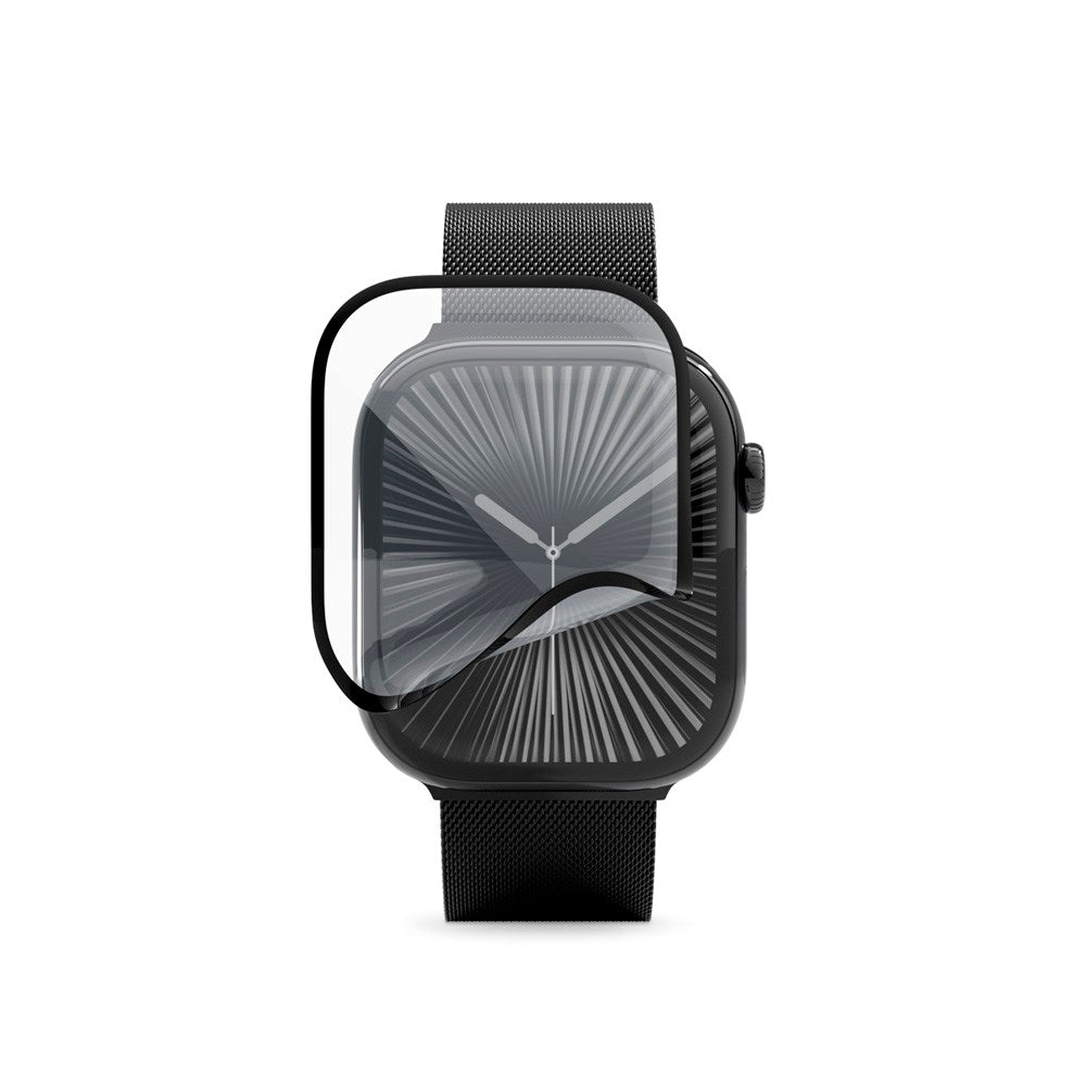 Apple Watch SE / 6 / 5 / 4 (40mm) Epico 3D+ Flexiglass with Installation Frame - Transparent / Black Edge