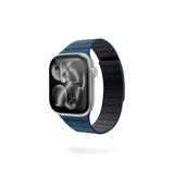 Apple Watch (38/40/SE/41/42) Epico Magnetic+ Silicone Watch Strap - Blue / Black